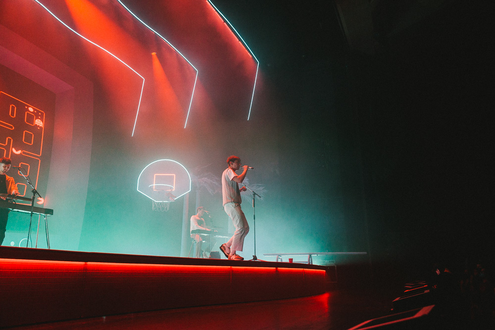 Glass Animals, Keller Auditorium, photo by Blake Sourisseau