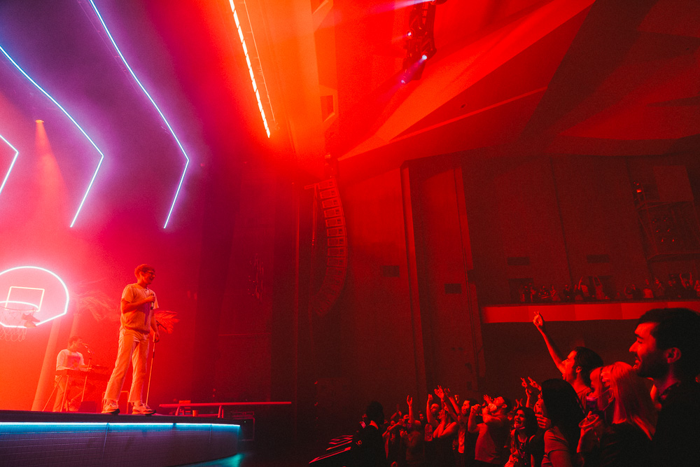 Glass Animals, Keller Auditorium, photo by Blake Sourisseau