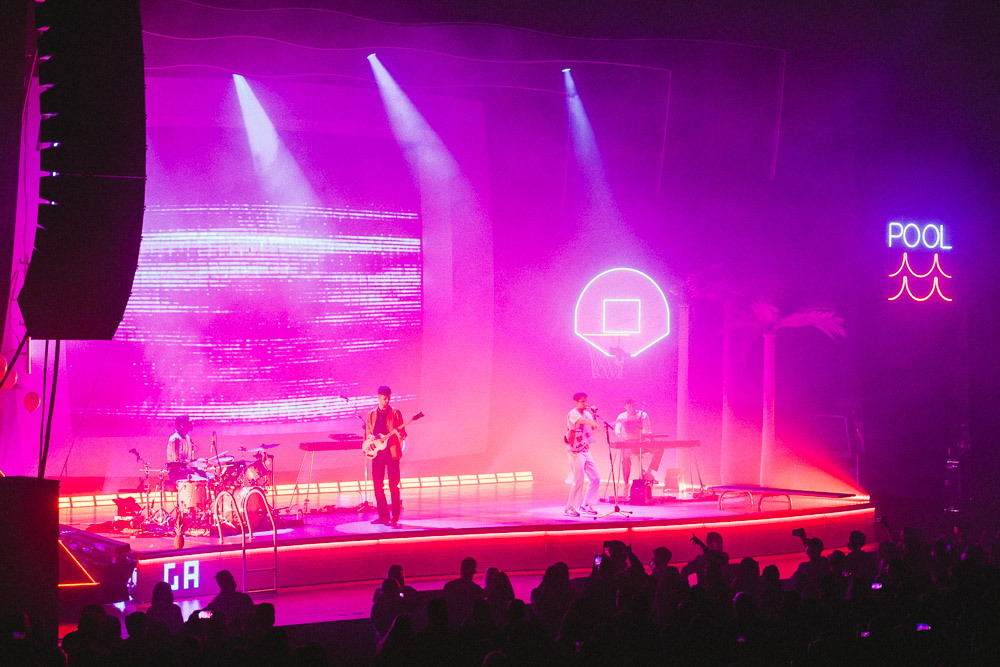 Glass Animals, Keller Auditorium, photo by Blake Sourisseau