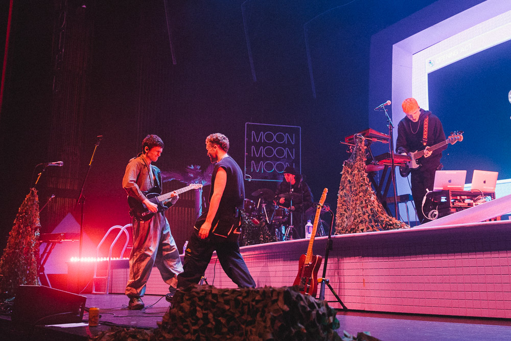 Sad Night Dynamite, Keller Auditorium, photo by Blake Sourisseau