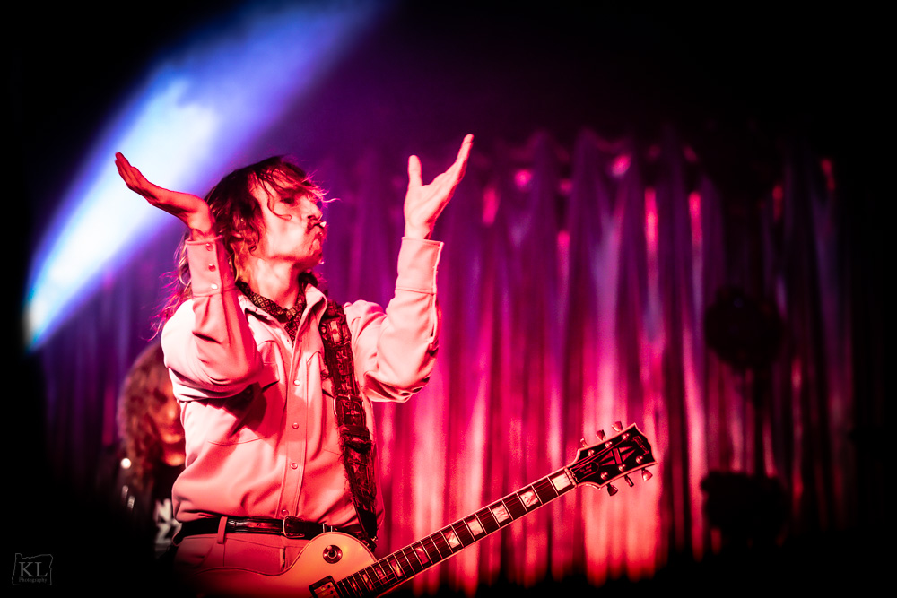 The Darkness, Roseland Theater, photo by Kris Luke