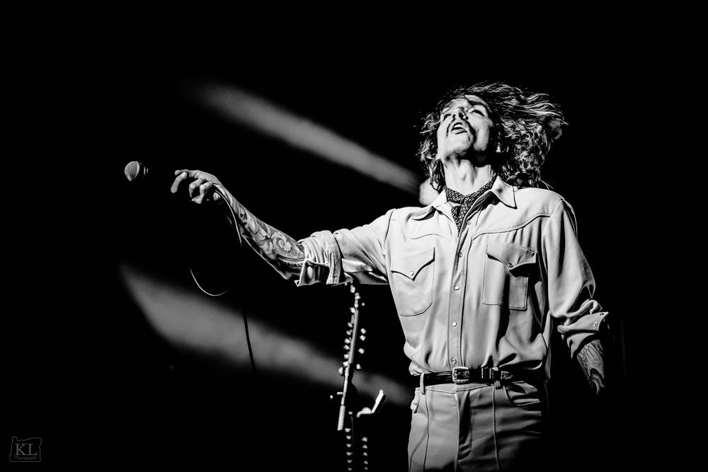 The Darkness, Roseland Theater, photo by Kris Luke