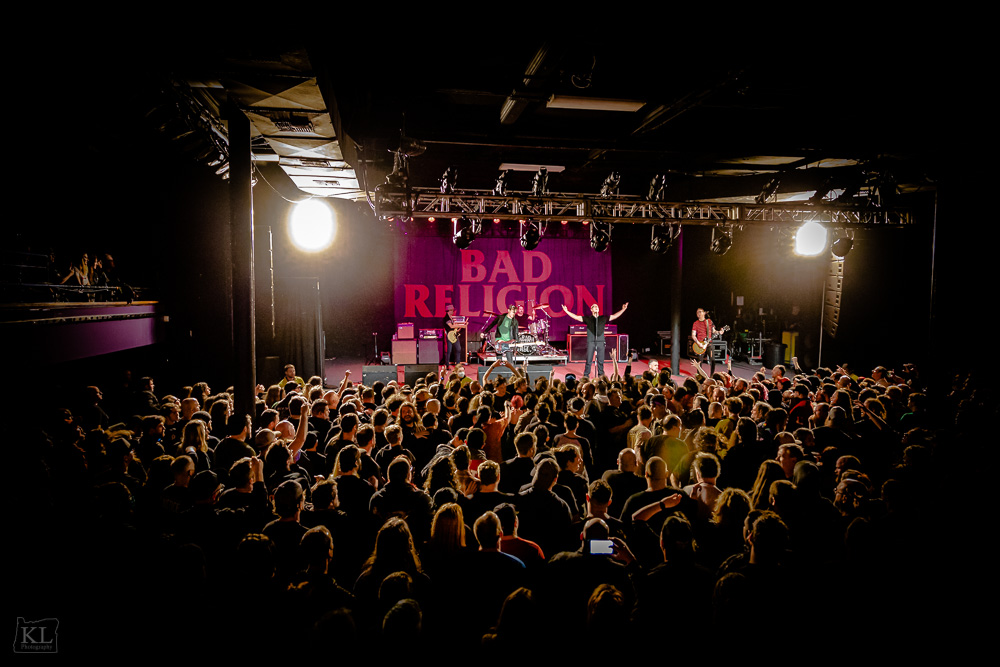 Bad Religion, Roseland Theater, photo by Kris Luke