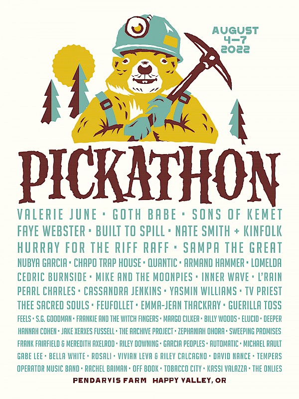 After a two-year pandemic-induced hiatus, Pickathon is back August 4 to 7 with a “genre-agnostic” lineup and revamped site design: CLICK HERE to get more info on this year's festival!