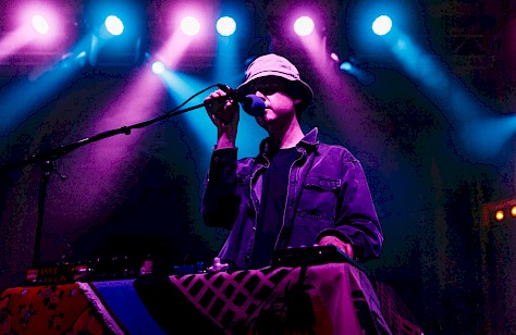 HOMESHAKE, Crystal Ballroom, photo by Blake Sourisseau