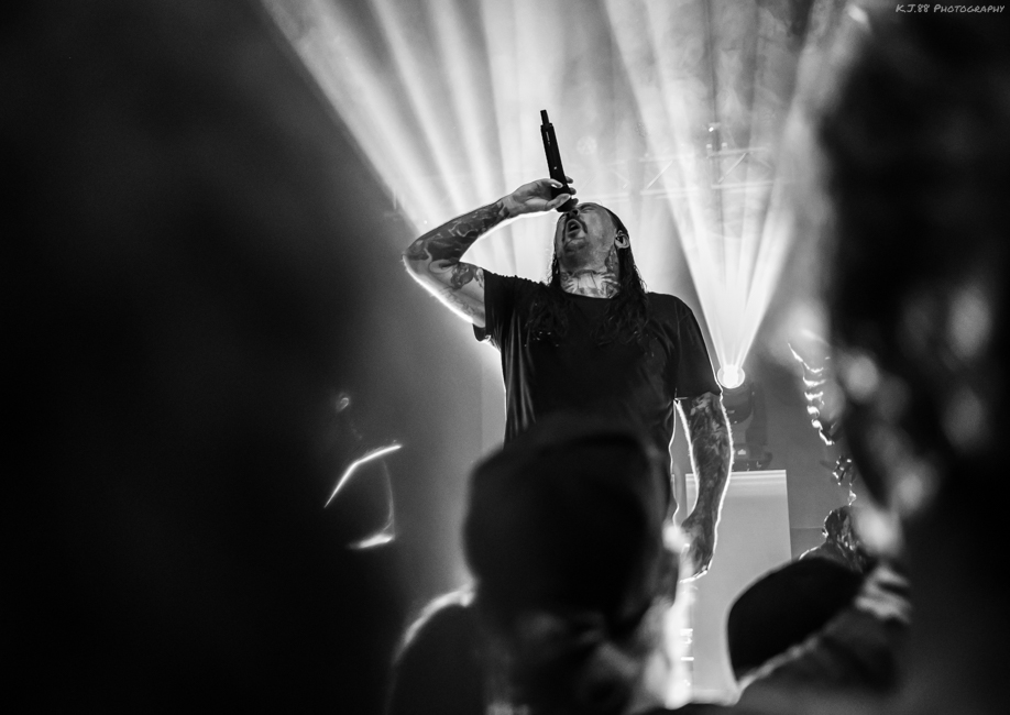 Thy Art Is Murder, Bossanova Ballroom, photo by Kevin Pettigrew