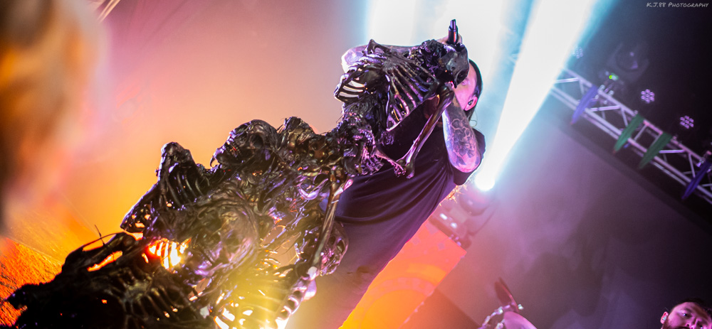 Thy Art Is Murder, Bossanova Ballroom, photo by Kevin Pettigrew