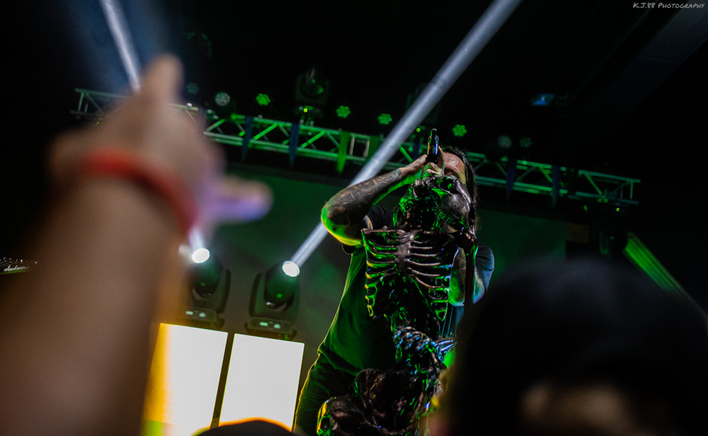 Thy Art Is Murder, Bossanova Ballroom, photo by Kevin Pettigrew