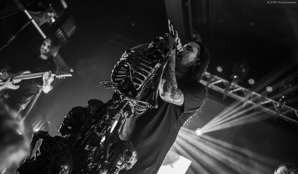 Thy Art Is Murder, Bossanova Ballroom, photo by Kevin Pettigrew