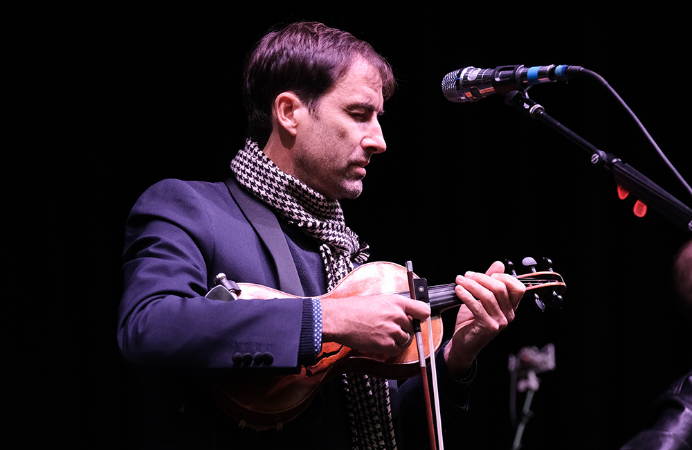 Andrew Bird, Pioneer Courthouse Square, photo by Joe Duquette