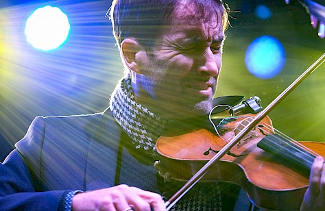 Andrew Bird, Pioneer Courthouse Square, photo by Joe Duquette