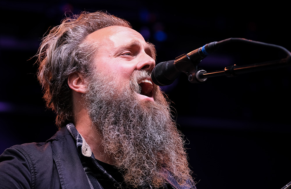 Iron & Wine, Pioneer Courthouse Square, photo by Joe Duquette