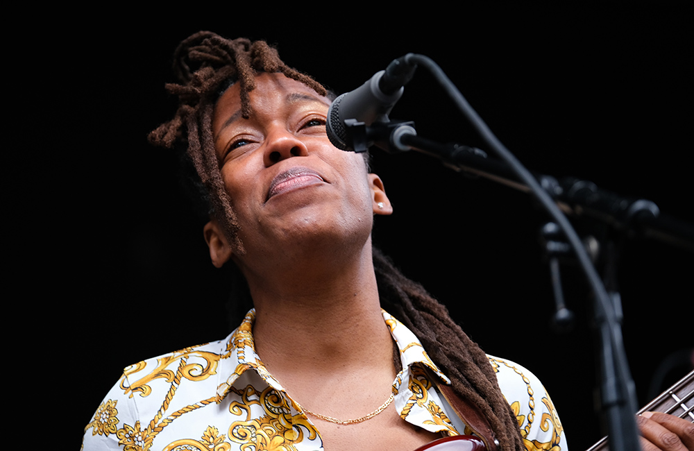 Allison Russell, Pioneer Courthouse Square, photo by Joe Duquette