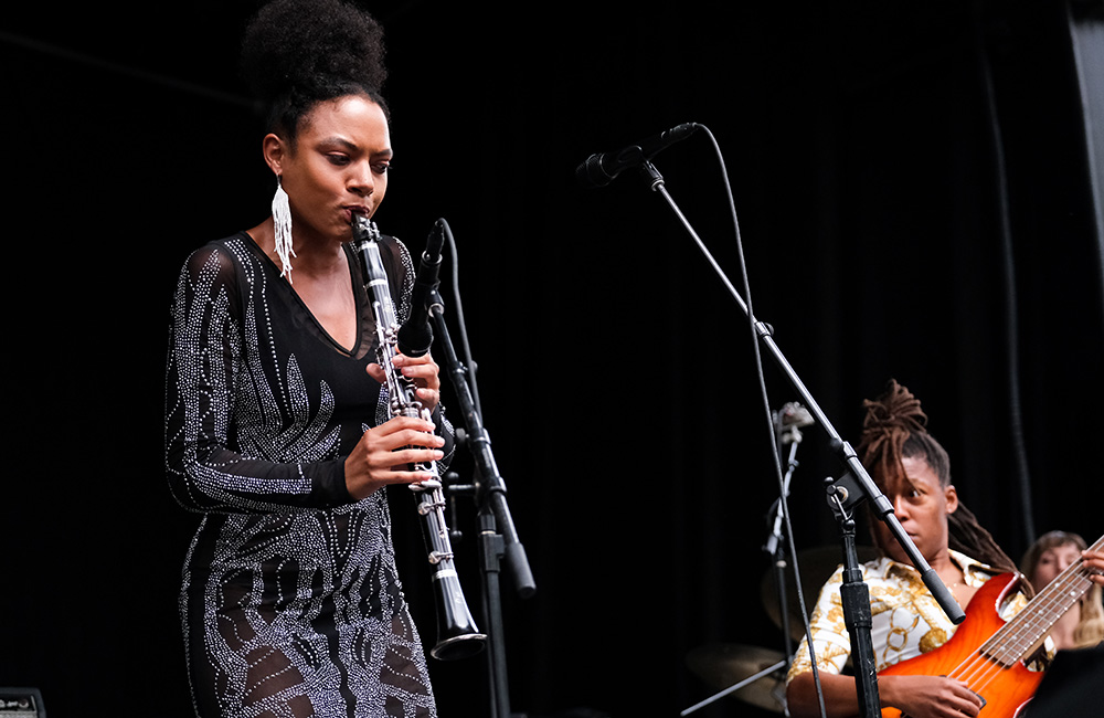 Allison Russell, Pioneer Courthouse Square, photo by Joe Duquette