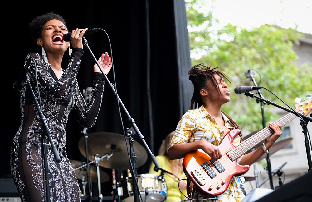 Allison Russell, Pioneer Courthouse Square, photo by Joe Duquette