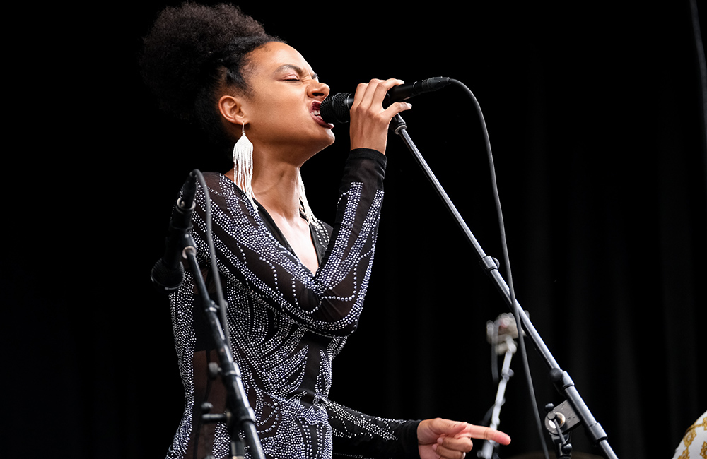 Allison Russell, Pioneer Courthouse Square, photo by Joe Duquette
