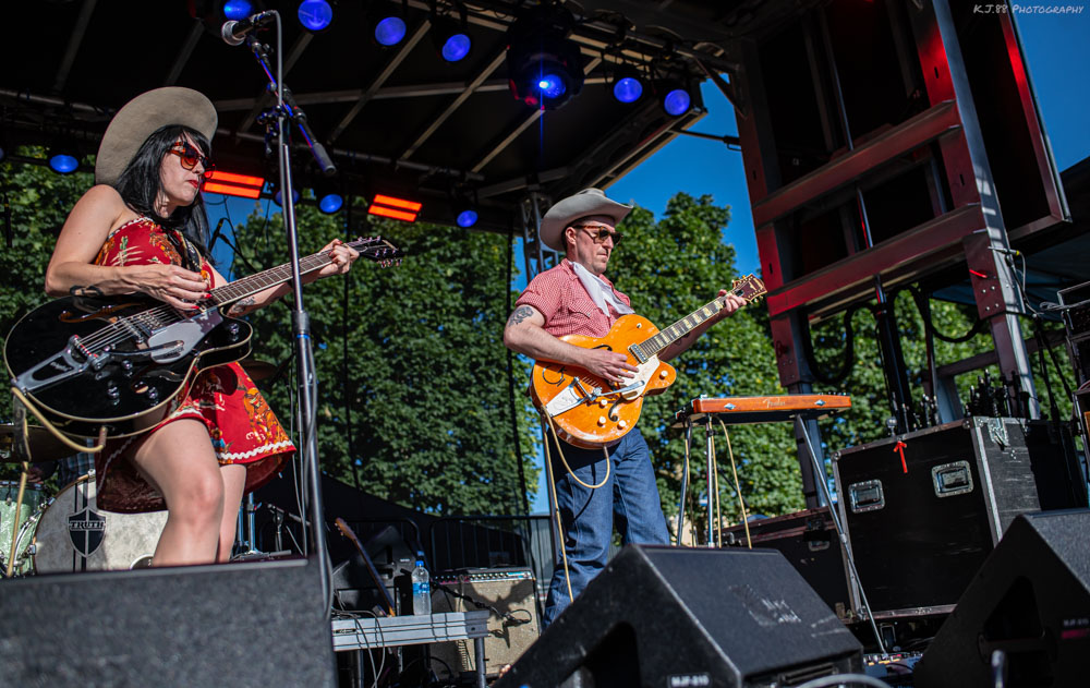 Jenny Don't & The Spurs, Clackamas County Fairgrounds, photo by Kevin Pettigrew