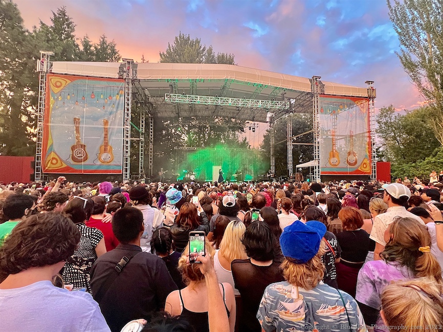 Mitski, Edgefield Amphitheater, photo by John Alcala