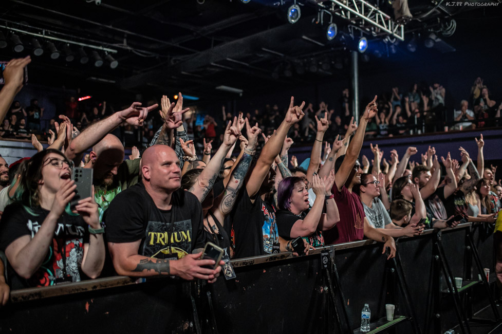 Trivium, Roseland Theater, photo by Kevin Pettigrew