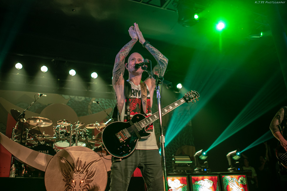 Trivium, Roseland Theater, photo by Kevin Pettigrew