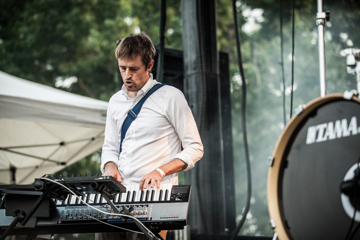 Battles, MusicfestNW, Tom McCall Waterfront Park, photo by Sam Gehrke