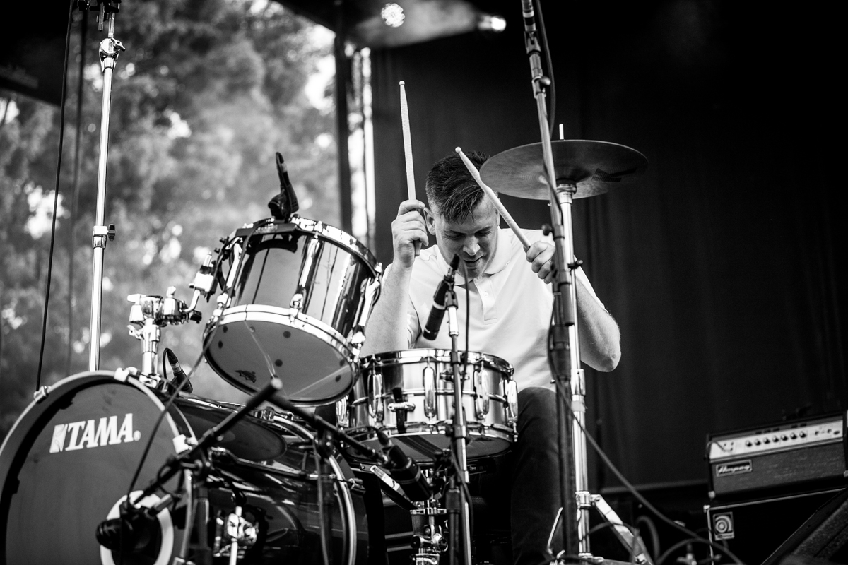 Battles, MusicfestNW, Tom McCall Waterfront Park, photo by Sam Gehrke