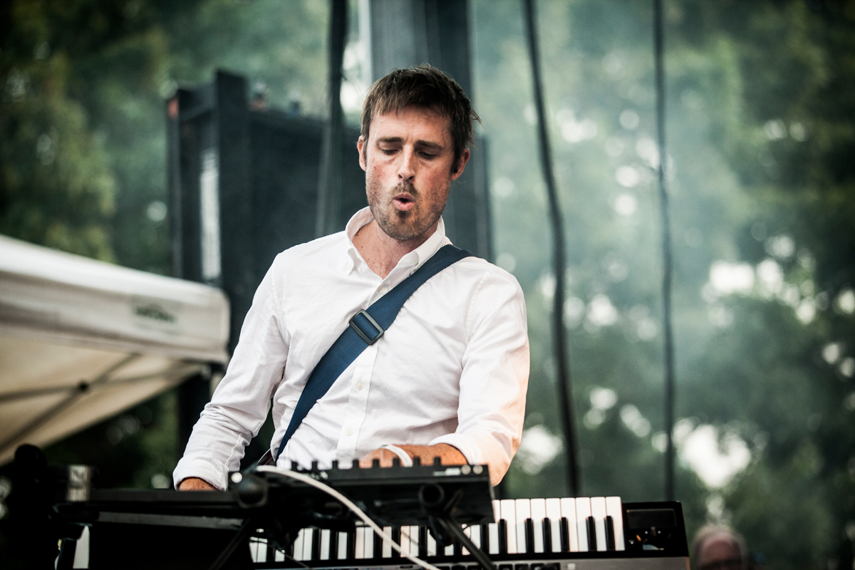 Battles, MusicfestNW, Tom McCall Waterfront Park, photo by Sam Gehrke