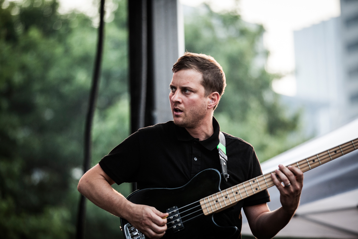 Battles, MusicfestNW, Tom McCall Waterfront Park, photo by Sam Gehrke
