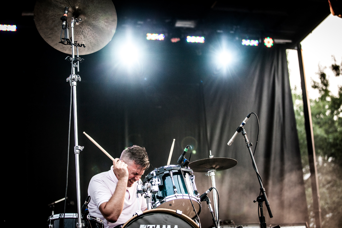 Battles, MusicfestNW, Tom McCall Waterfront Park, photo by Sam Gehrke