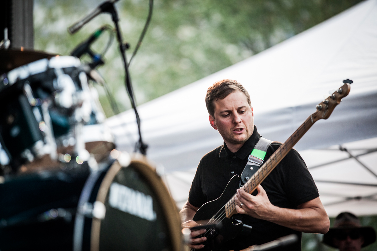 Battles, MusicfestNW, Tom McCall Waterfront Park, photo by Sam Gehrke