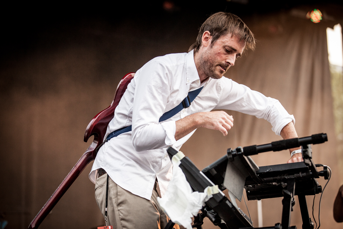 Battles, MusicfestNW, Tom McCall Waterfront Park, photo by Sam Gehrke