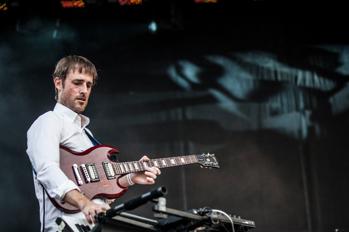 Battles, MusicfestNW, Tom McCall Waterfront Park, photo by Sam Gehrke