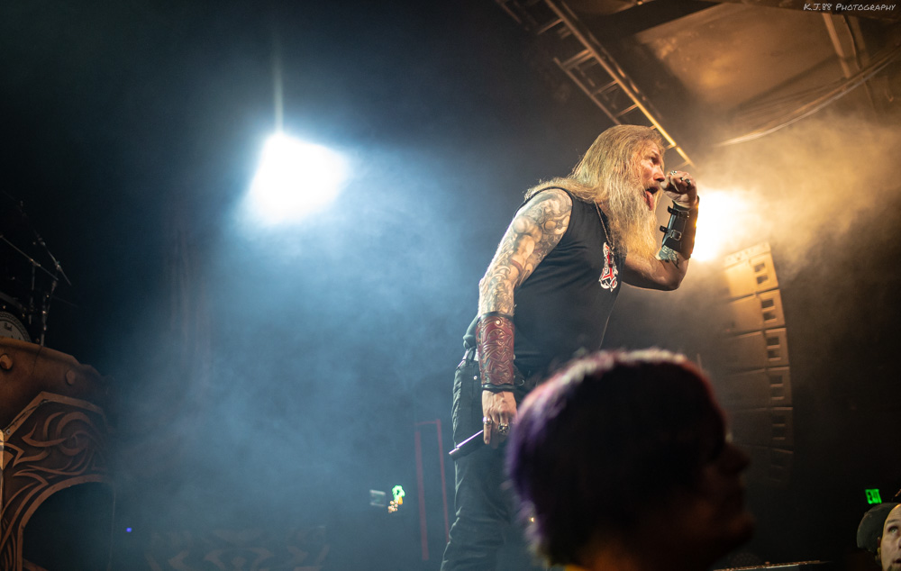 Amon Amarth, Roseland Theater, photo by Kevin Pettigrew