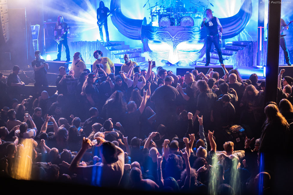 Amon Amarth, Roseland Theater, photo by Kevin Pettigrew