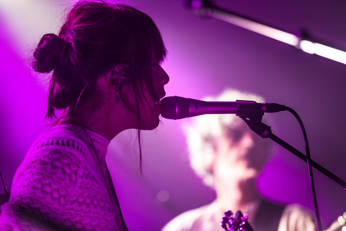 Blonde Redhead, Wonder Ballroom, photo by Sam Gehrke