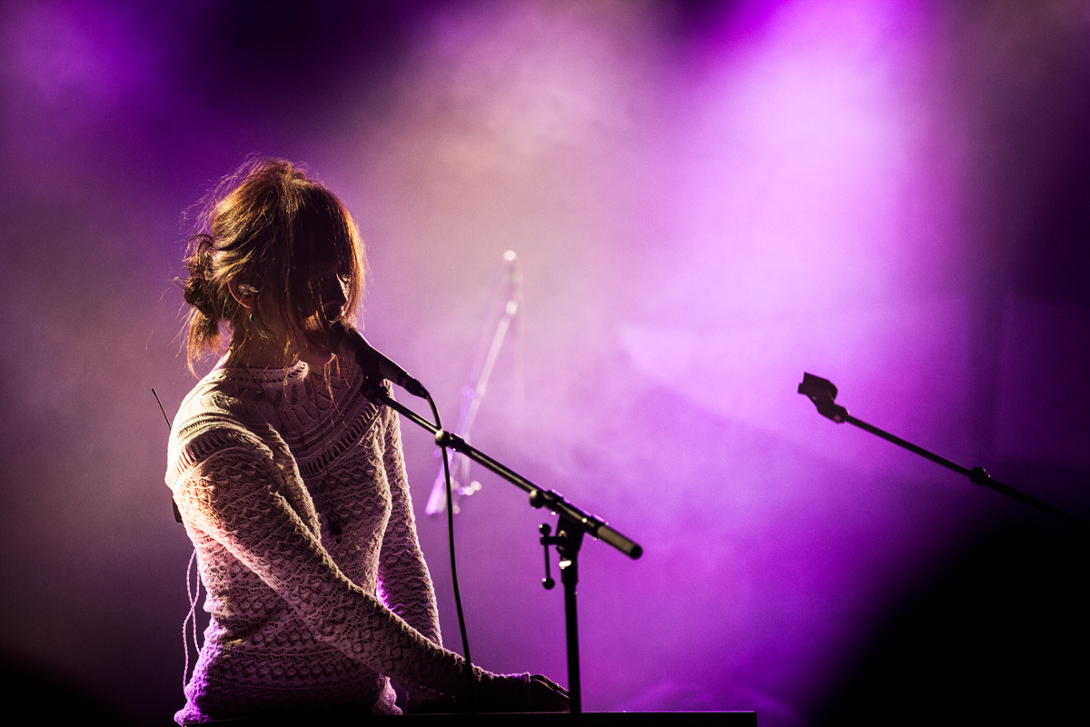 Blonde Redhead, Wonder Ballroom, photo by Sam Gehrke