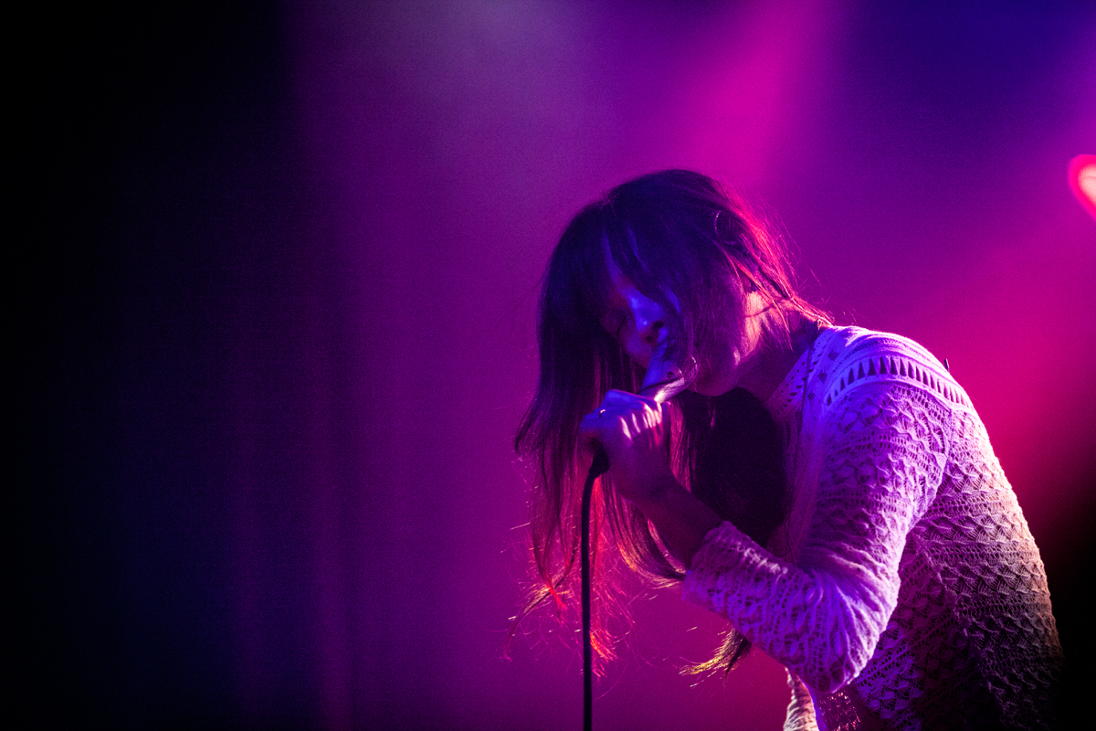 Blonde Redhead, Wonder Ballroom, photo by Sam Gehrke