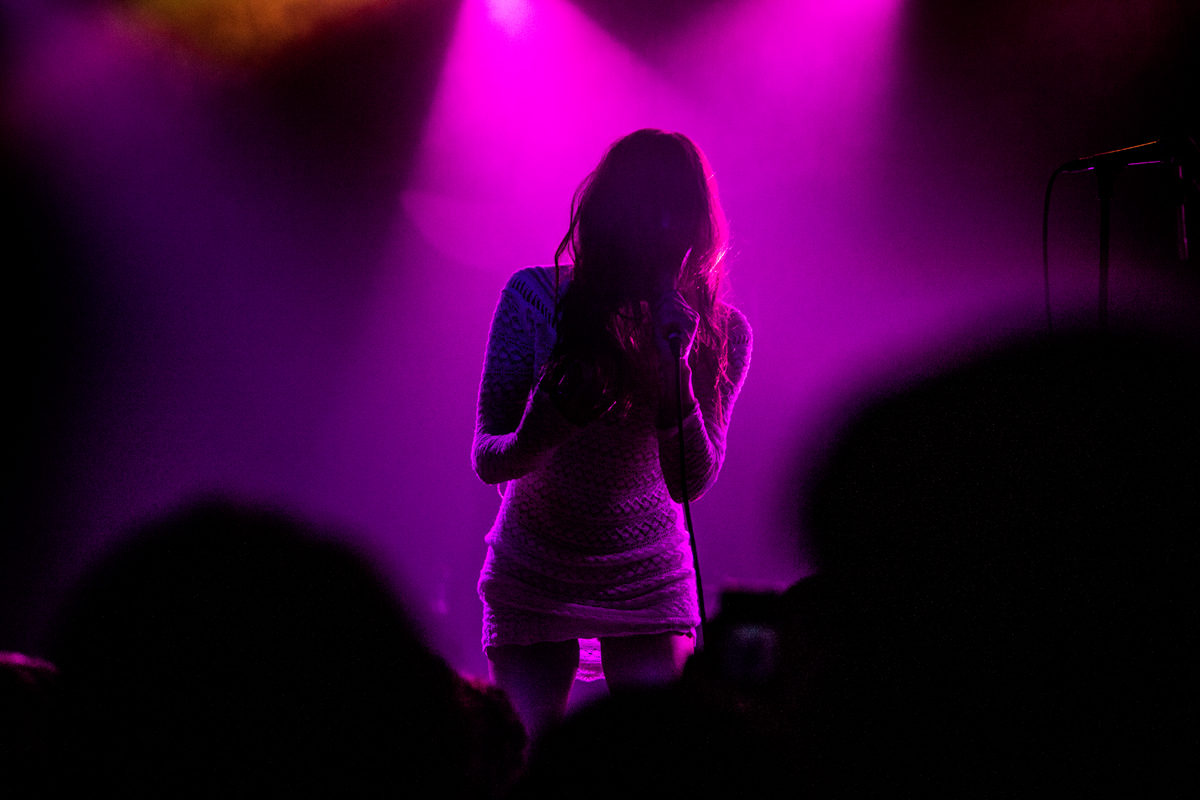 Blonde Redhead, Wonder Ballroom, photo by Sam Gehrke