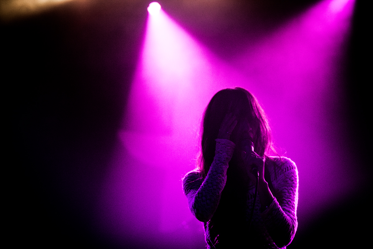 Blonde Redhead, Wonder Ballroom, photo by Sam Gehrke