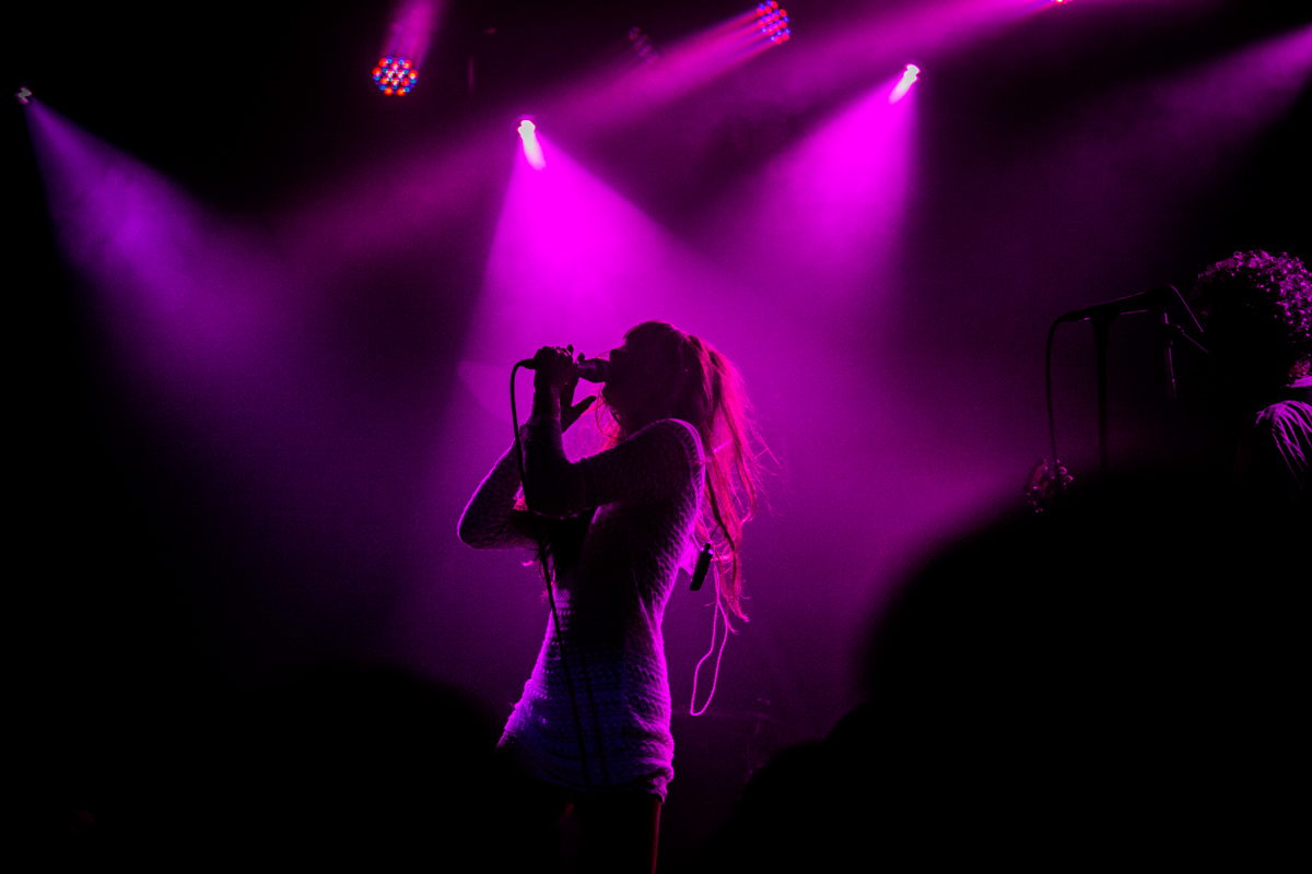 Blonde Redhead, Wonder Ballroom, photo by Sam Gehrke