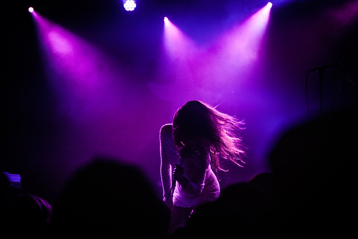 Blonde Redhead, Wonder Ballroom, photo by Sam Gehrke