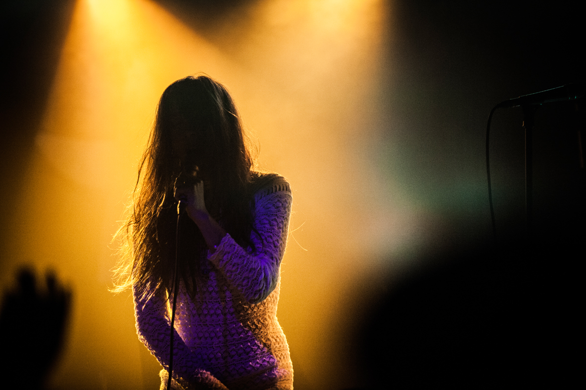 Blonde Redhead, Wonder Ballroom, photo by Sam Gehrke