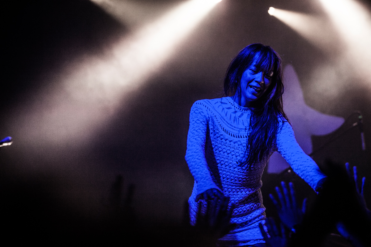 Blonde Redhead, Wonder Ballroom, photo by Sam Gehrke