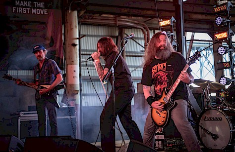Robots of the Ancient World, Zidell Yards, photo by Kevin Pettigrew