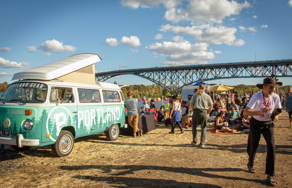 Photos of Scenes from the Vegan Beer & Food Festival featuring Thao