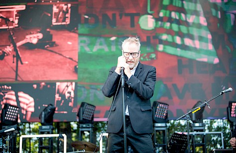 The National, Edgefield Amphitheater, photo by Ignacio Quintana