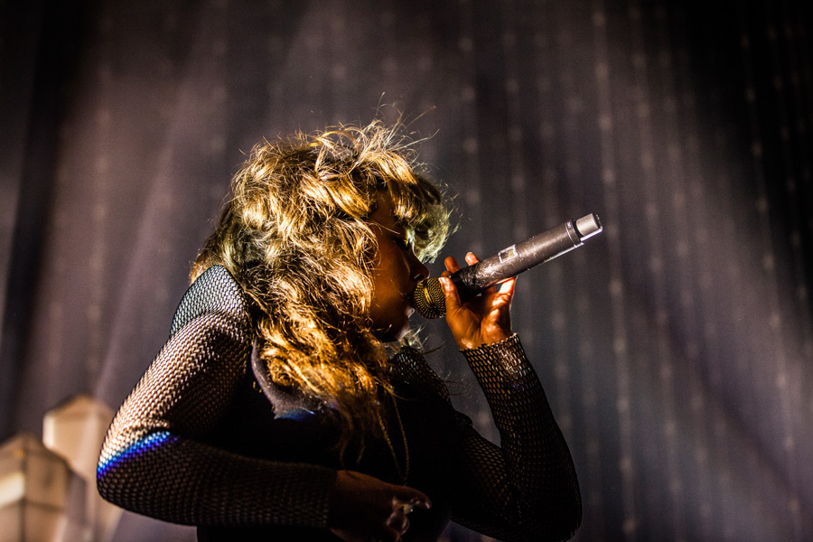 Purity Ring, McDonald Theatre, photo by Sam Gehrke