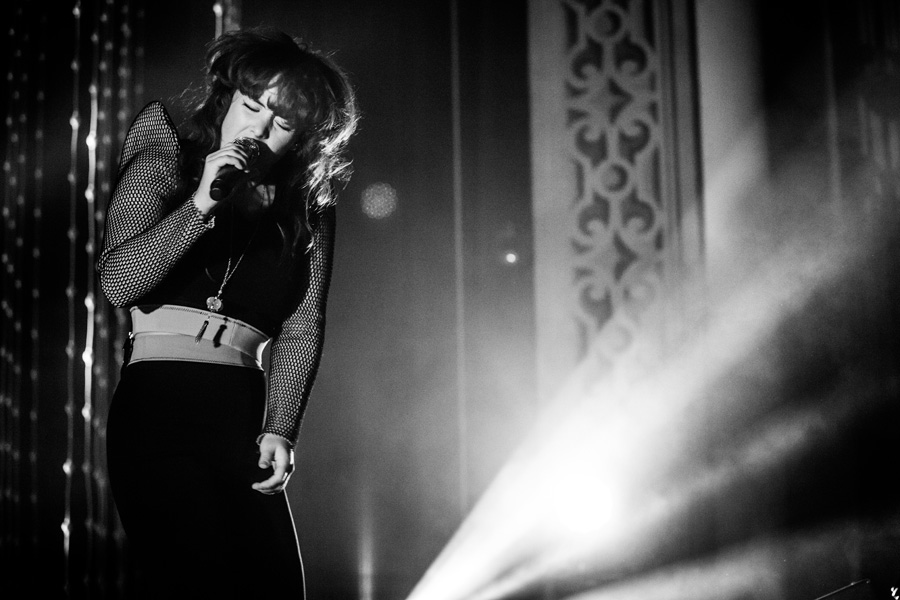 Purity Ring, McDonald Theatre, photo by Sam Gehrke