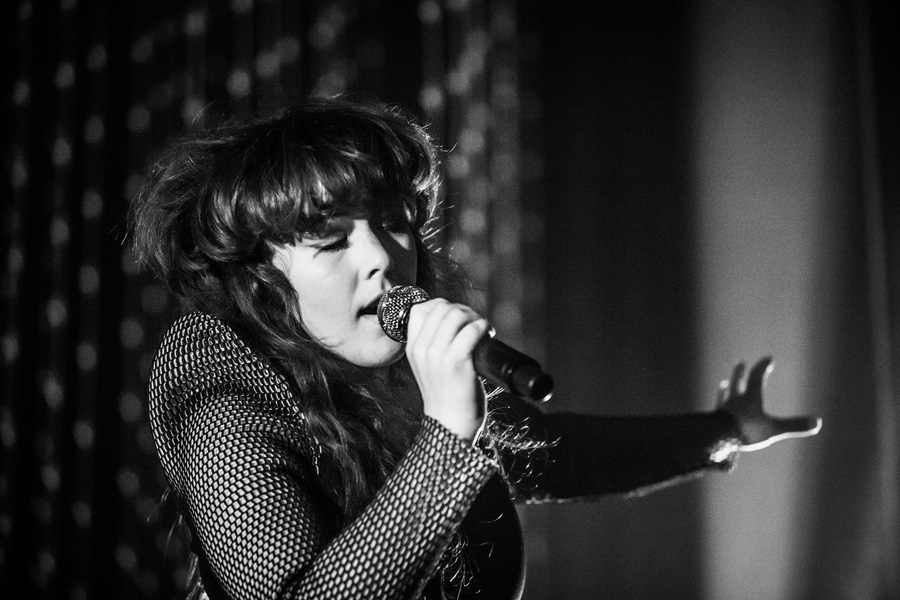 Purity Ring, McDonald Theatre, photo by Sam Gehrke
