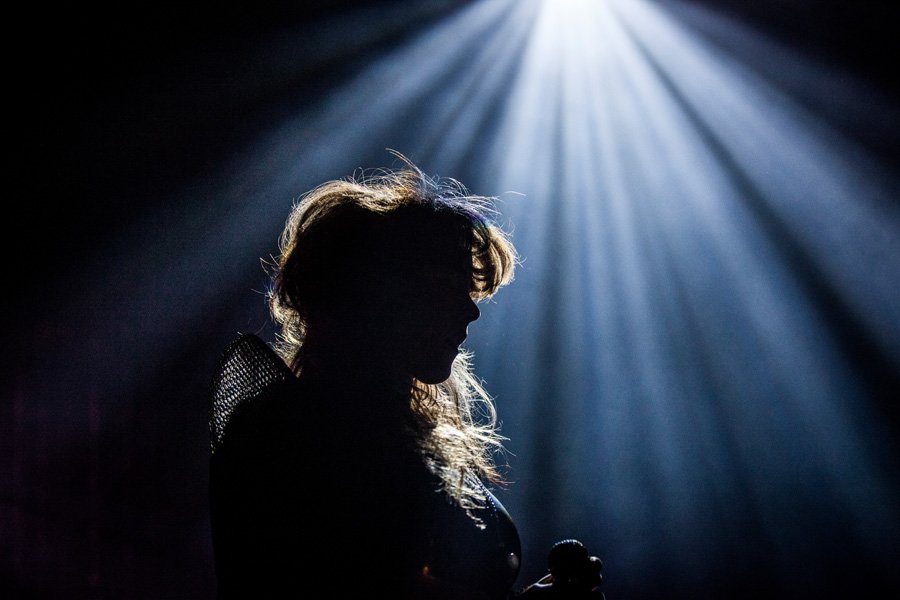 Purity Ring, McDonald Theatre, photo by Sam Gehrke